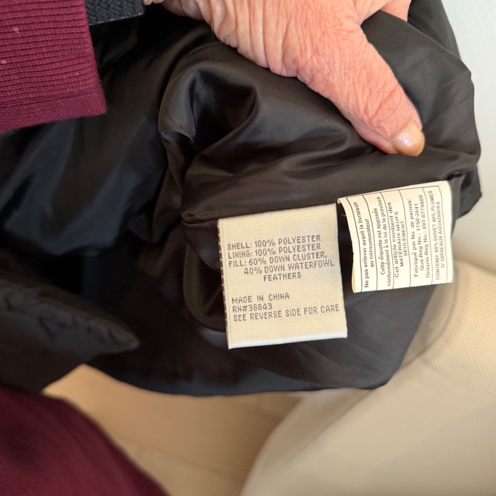 Larry Levine Down Puffer Coat --2X - Picture 6 of 7